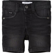 Preisvergleich für Hosen: Jeansshorts NMMSOFUS , Bundweite SLIM grey denim Gr. 104 Jungen Kleinkinder