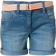 Preisvergleich für Hosen: Jeansshorts Regular fit  blau Gr. 134 Mädchen Kinder