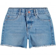 Preisvergleich für Hosen: Jeansshorts Regular fit NKFRANDI , Bundweite REGULAR blue denim Gr. 158 Mädchen Kinder