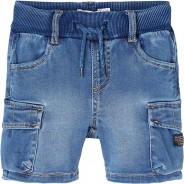 Preisvergleich für Hosen: Jeansshorts Regular fit NMMRYAN , Bundweite REGULAR blue denim Gr. 104 Jungen Kleinkinder