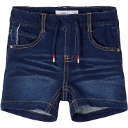 Preisvergleich für Hosen: Jeansshorts Regular fit NMMRYAN , Bundweite REGULAR dark blue denim Gr. 86 Jungen Kleinkinder