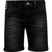 Preisvergleich für Hosen: Jeansshorts REVEN  black denim Gr. 140 Jungen Kinder