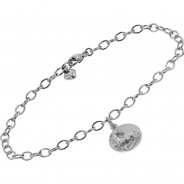 Preisvergleich für Accessoires für Kinder: Kinder-Armband mit Pferde-Anhänger 925 Silber Armbänder silber Gr. one size