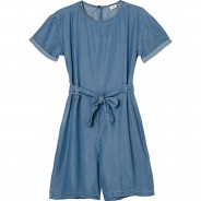 Preisvergleich für Hosen: Kinder Jumpsuit blau Gr. 134 Mädchen Kinder