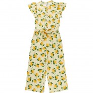 Preisvergleich für Hosen: Kinder Jumpsuit LPLIMA, Organic Cotton gelb Gr. 146/152 Mädchen Kinder