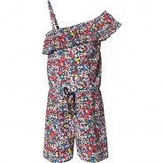 Preisvergleich für Hosen: Kinder Jumpsuit von ZAB kids rot-kombi Gr. 152/158 Mädchen Kinder