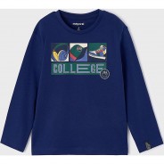 Preisvergleich für Oberteile: Langarmshirt  royal Gr. 110 Jungen Kleinkinder