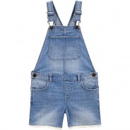 Preisvergleich für Hosen: Latzshorts Mädchen denim Gr. 128/134  Kinder