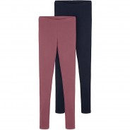 Preisvergleich für Hosen: Leggings NKFVIVIAN Doppelpack  rosa Gr. 110/116 Mädchen Kinder