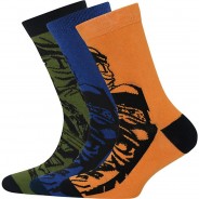 Preisvergleich für Strumpfwaren: LEGO Ninjago Socken 3er Pack  orange Gr. 31-33 Jungen Kinder