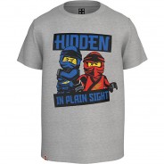 Preisvergleich für Oberteile: LEGO Ninjago T-Shirt  hellgrau Gr. 104 Jungen Kleinkinder