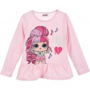 Preisvergleich für Oberteile: L.O.L. Langarmshirt  rosa Gr. 140 Mädchen Kinder