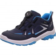 Preisvergleich für Schuhe: Outdoorschuhe JUPITER WMS Weite W5 für breite Füße GORE-TEX  blau/türkis Gr. 35 Jungen Kinder