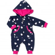 Preisvergleich für Hosen: Overall Lieblingsstücke Herzen Overalls  schwarz/pink Gr. 74 Mädchen Kinder