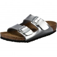 Preisvergleich für Schuhe: Pantoletten ARIZONA  silber Gr. 31 Mädchen Kinder