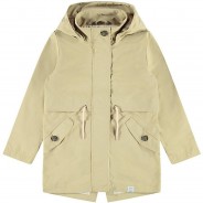 Preisvergleich für Jacken & Outdoorkleidung: Parka NKFMAGGIE  beige Gr. 128 Mädchen Kinder