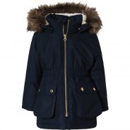 Preisvergleich für Jacken & Outdoorkleidung: Parka NMFMABE  dunkelblau Gr. 98 Mädchen Kleinkinder