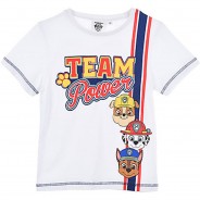 Preisvergleich für Oberteile: Paw Patrol Kinder Kurzarm T-Shirt weiß Gr. 104 Jungen Kleinkinder