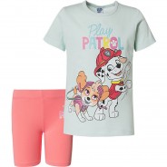 Preisvergleich für Hosen: PAW Patrol Set T-Shirt + Radler  hellgrün Gr. 104/110 Mädchen Kleinkinder