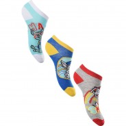 Preisvergleich für Strumpfwaren: PAW Patrol Sneakersocken 3er Pack  blau/grau Gr. 23-26 Jungen Kleinkinder