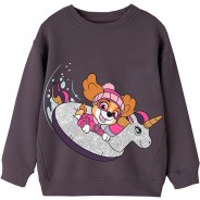 Preisvergleich für Oberteile: PAW Patrol Sweatshirt NMFPAWPATROL , Organic Cotton lila Gr. 92 Mädchen Kleinkinder