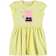 Preisvergleich für Kleider & Röcke: Peppa Pig Kinder Jerseykleid NMFPEPPAPIG gelb Gr. 92 Mädchen Kleinkinder