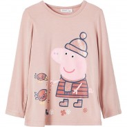 Preisvergleich für Oberteile: Peppa Pig Langarmshirt NMFPEPPAPIG  orange Gr. 86 Mädchen Kleinkinder