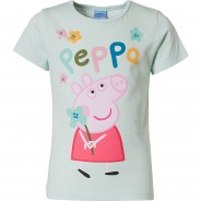 Preisvergleich für Oberteile: Peppa Pig T-Shirt  hellgrün Gr. 104/110 Mädchen Kleinkinder