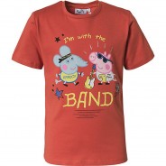 Preisvergleich für Oberteile: Peppa Pig T-Shirt  orange Gr. 104 Jungen Kleinkinder