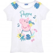 Preisvergleich für Oberteile: Peppa Wutz Kinder T-Shirt weiß Gr. 98 Mädchen Kleinkinder