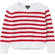 Preisvergleich für Oberteile: Pullover  rot Gr. 128 Mädchen Kinder