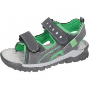 Preisvergleich für Schuhe: Sandalen TAJO, Weite M,  grau/grün Gr. 33 Jungen Kinder