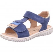 Preisvergleich für Schuhe: Sandalen WMS Weite M4  blau Gr. 27 Mädchen Kleinkinder