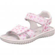 Preisvergleich für Schuhe: Sandalen WMS Weite M4 , Liebe rosa/weiß Gr. 31 Mädchen Kinder