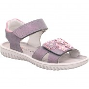 Preisvergleich für Schuhe: Sandalen WMS Weite M4  metalliclila Gr. 25 Mädchen Kleinkinder