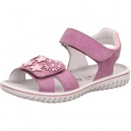 Preisvergleich für Schuhe: Sandalen WMS Weite M4  metallicrosa Gr. 25 Mädchen Kleinkinder