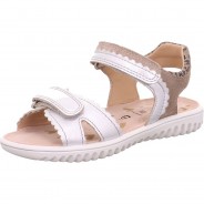 Preisvergleich für Schuhe: Sandalen WMS Weite M4  silber-kombi Gr. 32 Mädchen Kinder