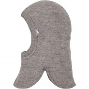 Preisvergleich für Mützen & Accessoires: Schalmütze Balaclava Merino-Wolle Schlupfmützen Kinder grau Gr. 48  Baby