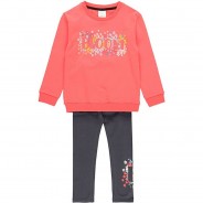 Preisvergleich für Hosen: Set Sweatshirt + Leggings  dunkelrosa Gr. 140 Mädchen Kinder