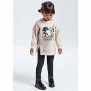 Preisvergleich für Oberteile: Set Sweatshirt & Leggings Leggings  creme Gr. 92 Mädchen Kleinkinder