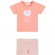 Preisvergleich für Oberteile: Set: T-Shirt/Shorts Sophie la Girafe T-Shirts orange Gr. 50