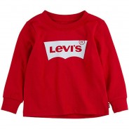 Preisvergleich für Oberteile: Shirt langarm Levi's rot Gr. 86 Jungen Kinder