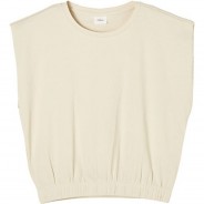 Preisvergleich für Oberteile: Shirt mit Rippstruktur T-Shirts  beige Gr. 158/164 Mädchen Kinder