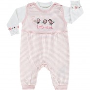 Preisvergleich für Strampler & Spieler: Shirt & Overall Strampler  rosa Gr. 50 Mädchen Baby