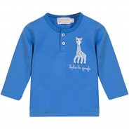 Preisvergleich für Oberteile: Shirt Sophie la Girafe Langarmshirts  blau Gr. 80 Jungen Kinder