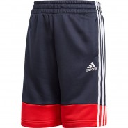 Preisvergleich für Hosen: adidas Trainingshose 3 STRIPES AEROREADY Taschen AERO.RDY Kinder, legend ink-white-vivid red, 116