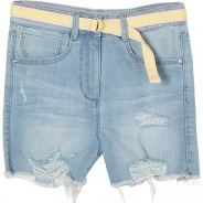 Preisvergleich für Hosen: Shorts Regular fit  hellblau Gr. 140 Mädchen Kinder