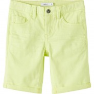 Preisvergleich für Hosen: Shorts Slim fit NKMSOFUS , Bundweite SLIM hellgrün Gr. 128 Jungen Kinder