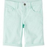 Preisvergleich für Hosen: Shorts Slim fit NKMSOFUS , Bundweite SLIM türkis Gr. 164 Jungen Kinder