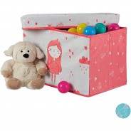 Preisvergleich für Stühle & Tische: Sitzbox Kinder mit Motiv rosa